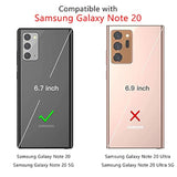 Military Grade Drop Impact For Samsung Galaxy Note 20 Case Note 20 5G Case 360 Metal Rotating Ring Kickstand Holder Armor Heavy Duty Shockproof Case For Galaxy Note 20 5G Phone Case (Sliver)