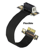 Pcie Extension Cable,Pci-Express 3.0 1X Male To Female Riser Cable Pci-E 1X Ex
