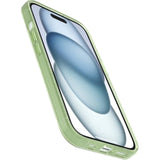 OtterBox Clear case with Colorful Grip Edge case for iPhone 15 - Moray (Green)