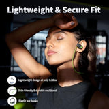 Bluetooth Headphones, Wireless Earbuds Ipx7 Waterproof Bluetooth 5.3 Headphones With 16Hrs Playtime Stereo Bass Headsets With Mic Running Headsets With Earhooks For Sports Running Workout