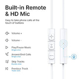 Wired Lightning Headphones MFi Certified with Mic for iPhone 11–14 SE XR