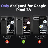 [2 Pack For Google Pixel 7A Privacy Screen Protector,9H Hardness Tempered Glass Screen Protector For Google Pixel 7A 6.1",Anti-Scratch Case Friendly Easy Install Bubble Free
