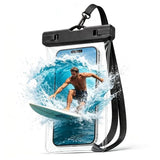 1/2 Pack Waterproof Phone Pouch Compatible with iPhone 17/16/15/14/13/12 Pro Max & Galaxy S24+/S23 7in Waterproof Phone Case,IPX8 Beach Travel Must
