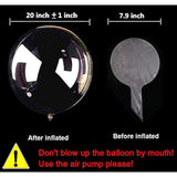 50-Pack 20-Inch Bobo Balloons Transparent Helium Bubble for LED Decorations