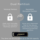 32Gb Secure 360 Encrypted Usb3.0 Flash Drive (256-Bit Aes Encryption)