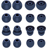 16Pcs Navy Ear Tips Ear Buds Ear Gels Replacement For Beat S By Dr Dre Powerbeats Pro, Eartips Earbuds Eargels Compatible With Powerbeats Pro/Beat S X, Sml And Double Flange, Navy