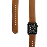 Genuine Leather Apple Watch Band 42-49mm Retro Brown Black for All Series
