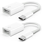 USB C to USB 3.0 Adapter 2-Pack OTG for MacBook iPhone iPad Galaxy