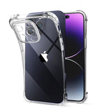 Clear Case for iPhone 13 Pro Max, Crystal Clear, Slim and Soft, Military Grade Drop Protection, Non-Yellowing, 4 Corner Airbags, Transparent