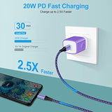 Type C Charger 20W Super Fast Usb C Charger Block With 6Ft Android Phone Chargers Cable Fast Charging For Samsung Galaxy Z Flip 7 6 5 4 3/Z Fold 7 6 5 4 3/S24/S23/S22/A14/A13/A03S/S21/A32,Google Pixel