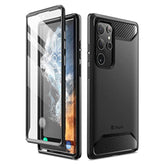 Xenon Series Case For Samsung Galaxy S22 Ultra (6.8 Inch) 5G 360 Degree Mobile Phone Case Robust Protective Bumper Case Full Cover With Integrated Screen Protector 2022 Edition (Black)