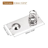 Battery Spring Plate Aa Battery Spring Contact Nickel Plate 24Mmx11Mm 100 Pcs