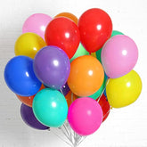 200Pcs 5-Inch Rainbow Latex Balloons - Assorted Colors for Party Decor
