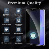 Privacy Screen Protector For Samsung Galaxy A36, Shatterproof Tempered Glass Accessories, Anti Spy Tempered Glass Film, Case Friendly Ultra Resistant 9H Hardness Anti-Glare Hd Black -3 Pack