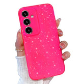 For Samsung Galaxy A16 5G Case, For Galaxy A16 5G Case Hot Pink Glitter For Women Girls Girly Cute Sparkly Bling Neon Bright Color Soft Phone Cover For Samsung A16 5G 6.7 Inch, Hot Pink