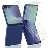 3 Pack Screen Protector For Samsung Galaxy Z Flip 7 Flexible Tpu Film (Not Glass) With 2 Pack Samsung Galaxy Z Flip 7 Back Tempered Glass, Self-Healing, Hd Clear Protector