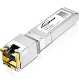 10Gb Sfp+ To Rj45 Transceiver, Auto-Negotiation Copper Sfp To Ethernet Module Support 10G/5G/2.5G/1.25G For Cisco/Ubiquit/Tp-Link/Netgear/D-Link/Mikrotik/Unifi/Brocade/Broadcom (1-Pack, 30M)