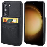 Compatible With Samsung Galaxy S23 Case Wallet With Credit Card Holder, Flip Premium Leather Magnetic Clasp Kickstand Heavy Duty Protective Cover For Samsung Galaxy S23 6.1" (Black)