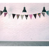 Jack & Sally Fabric Pennant Banner – Nightmare Before Christmas Party Decor