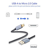 Micro Usb Cable 20Ft, Long Fast Charging & Sync Android Charger,Braided Nylon
