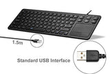 15 Inch Usb Keyboard With Touchpad-Great For Raspberry Pi