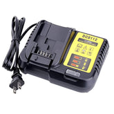 Dcb112 Dcb115 20V Max Charger Charges All Dcb201 Dcb204 Dcb606 Dcb609 Dcb207 Dcb206 Dcb203 Dcb200 Dcb120 Dcb127 12V Max, 20V Max And 60V Max Li-Ion Cordless Tool Battery Packs