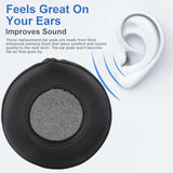 Ear Pads Replacement Ear Pads Cushions Compatible With Beats By Dr. Dre Pro Detox Headphones Soft Protein Leather High-Density Memory Foam Earpads Earmuffs Ear Cups Cover Repair Parts - Black