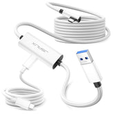 Link Cable 16Ft With Charging Compatible With Meta Quest 3S/Quest3/2/Pro Accessories? Charging While Playing? Usb 3.0 High Speed Data Compatible With Oculus 3S/3/2/Pro, Pico 4, Pc Vr, Steam Vr