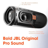 JBL Flip 5 (Black) + Bundle with divvi! Protective Hardshell Case