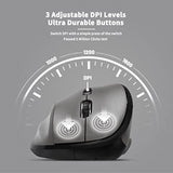 Ergonomic Wireless Mouse With Usb Receiver For Pc Computer, Laptop And Desktop