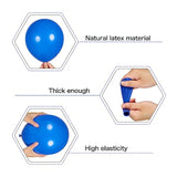 143pcs Red White Blue Balloon Garland Kit with Confetti for Party Decorations