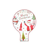 Christmas Merry Crew Spoon Rest For Stove Top, Ceramic Spoon Holder For Kitchen Counter, Easy To Clean Coffee Spoon Rest Dishwasher Safe, Kitchen Cooking Utensil Rest For Ladles Spatula