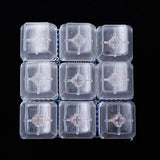 Key Switch Breakout Prototype Pcb Board With 5 Pins Black Switches Key Click With R2 Keycap Compatible With Mechanical Keyboard(Packaged 9 Sets)