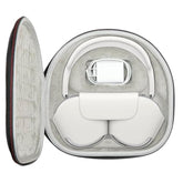 All-In-One Hard Travel Case For Apple Airpods Max Wireless Over-Ear Headphones, Compatible With Original Apple Smart Case Charge Cables,Slim Organizer Hard Shell Bag With Sleep Mode (Smart)