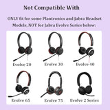 Replacement Ear Pads For Plantronics Headset Foam Ear Cushions Compatible With Plantronics Blackwire C320 3210 3220 3320 3225 Hw251N Hw261N Hw510 Hw520 Hw720 H251N H261N H351N Headphones (10 Pack)