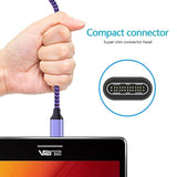 4Pack Usb C Fast Phone Charger Type A To Type C Charging Cable Android Car Power Cord Compatible For Samsung Galaxy S21/S21 Plus/S21 Note 20 Ultra/10 A42 A51 A52 A71 S10 A01 A11 A21 A31 Ipad