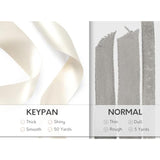 Ivory Satin Ribbon 1-1/2 Inch X 50 Yards Double-Faced Polyester Cream Ribbons For Christmas Gift Wrapping Bows Crafts Floral Bouquet Wedding Invitations