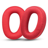 Replacement Ear Pads For Sennheiser Headphones - Compatible With Gsp370/300/350/305/301 | Premium Breathable Fabric Ear Cushions With Soft Memory Foam Red