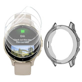 Watch Screen Protector (4+1Pack) Compatible For Garmin Venu 3S, Film Anti-Scratch High Definition Full Coverage And Tpu Protective Case
