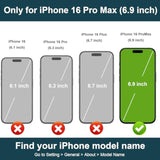 For Iphone 16 Pro Max Wallet Case With Card Holder, Hand Wrist Strap Loop Holder Kickstand, Rfid Blocking Finger Grip Ring Pu Leather Double Buttons Shockproof Cover 6.9" Rose Gold