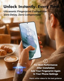 2+2 Pack for Galaxy S21 Plus Screen Protector (6.70 inches) with Camera Lens Protector, Case Friendly Tempered Glass Film, Fingerprint
