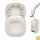 Geekria QuickFit Replacement Ear Pads Compatible with Marshall Major V On-Ear Headphones, Repair Parts (White)
