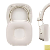Geekria QuickFit Replacement Ear Pads Compatible with Marshall Major V On-Ear Headphones, Repair Parts (White)