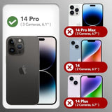 iPhone 14 Pro Case with Magsafe, Screen & Camera Protection, Shockproof Silicone
