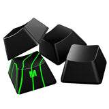X Xvx Stealth Keycaps - Shine Through Topographic Keycaps, Unique Imd Tech, Phantom Design, For Mechanical Keyboards, 118 Key Set, Oem Profile, Lines And Character Backlit, Side Printed-Black