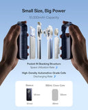 Enercore Power Bank, 10000mAh Fast Charging Portable Charger Built-in 45W Retractable USB-C Cable, Battery Pack for iPhone 16/15 Series, ,