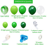 106 Pack Green Party Balloons Garland Arch Kit Green Balloons Party De