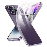 Crystal Clear Case for iPhone 14 Pro - Military Grade Drop Tested Shockproof Protective Phone Case