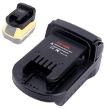 Adapter Compatible With Dewalt 20V Max Battery To Replacement For Milwaukee M18 18V Battery, Adapter Compatible With Milwaukee 18V Cordless Power Tools (Adapter Only)