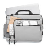 BAGSMART 15-16 Inch Laptop Case Bag, Protective Laptop Sleeve with Multiple Compartments for MacBook Air/Pro 15.6 Inch, Lightweight Water Resistant Laptop Bag for Men Fitted with Dell HP Lenovo, Gray